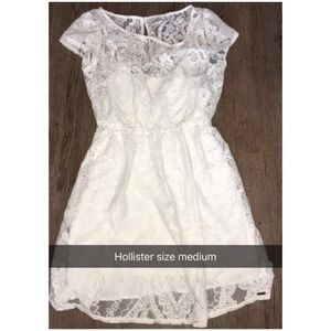 Hollister Off-white Lace Dress